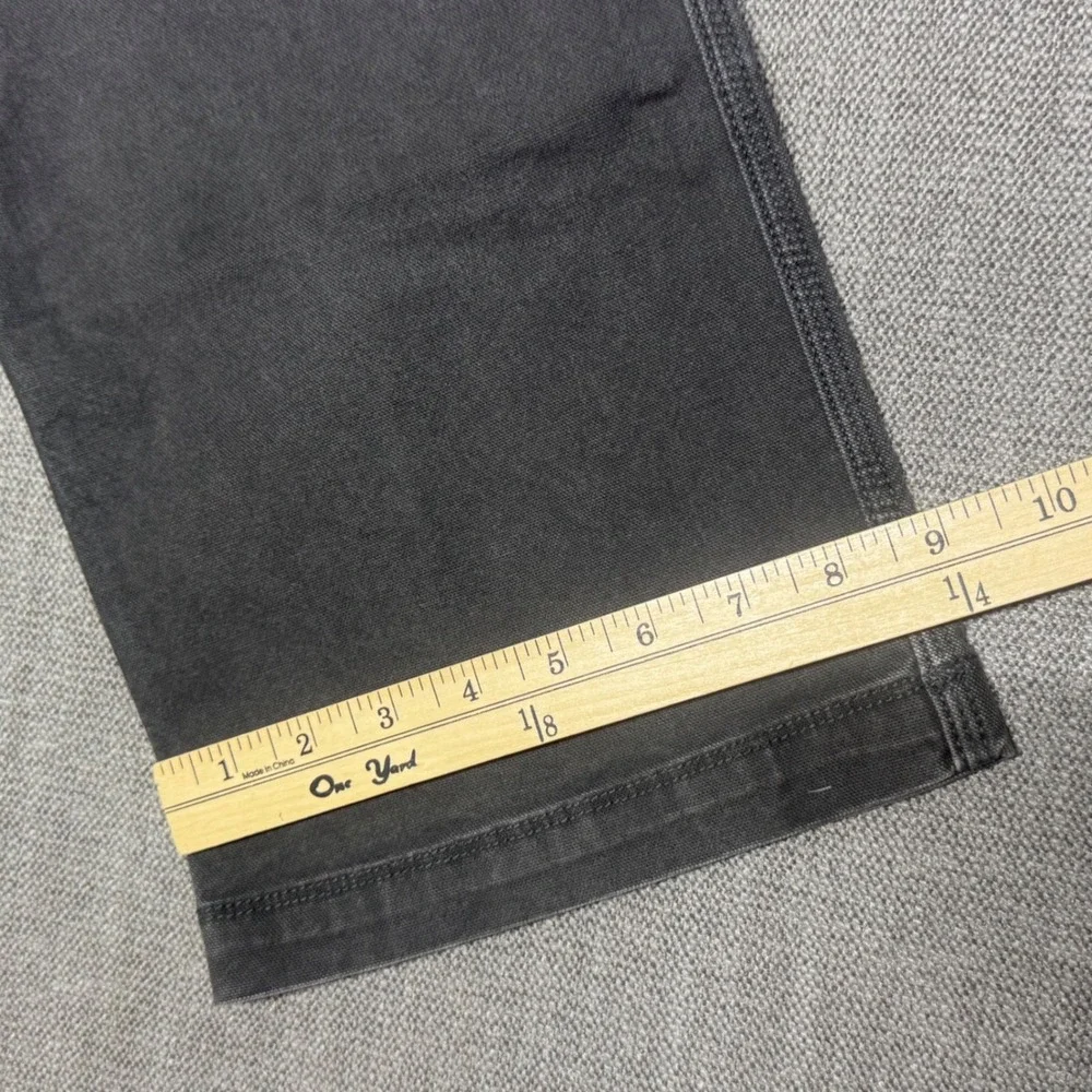 The North Face Mens 32 Regular Straight Leg Pants Charcoal Gray Heavy Duty